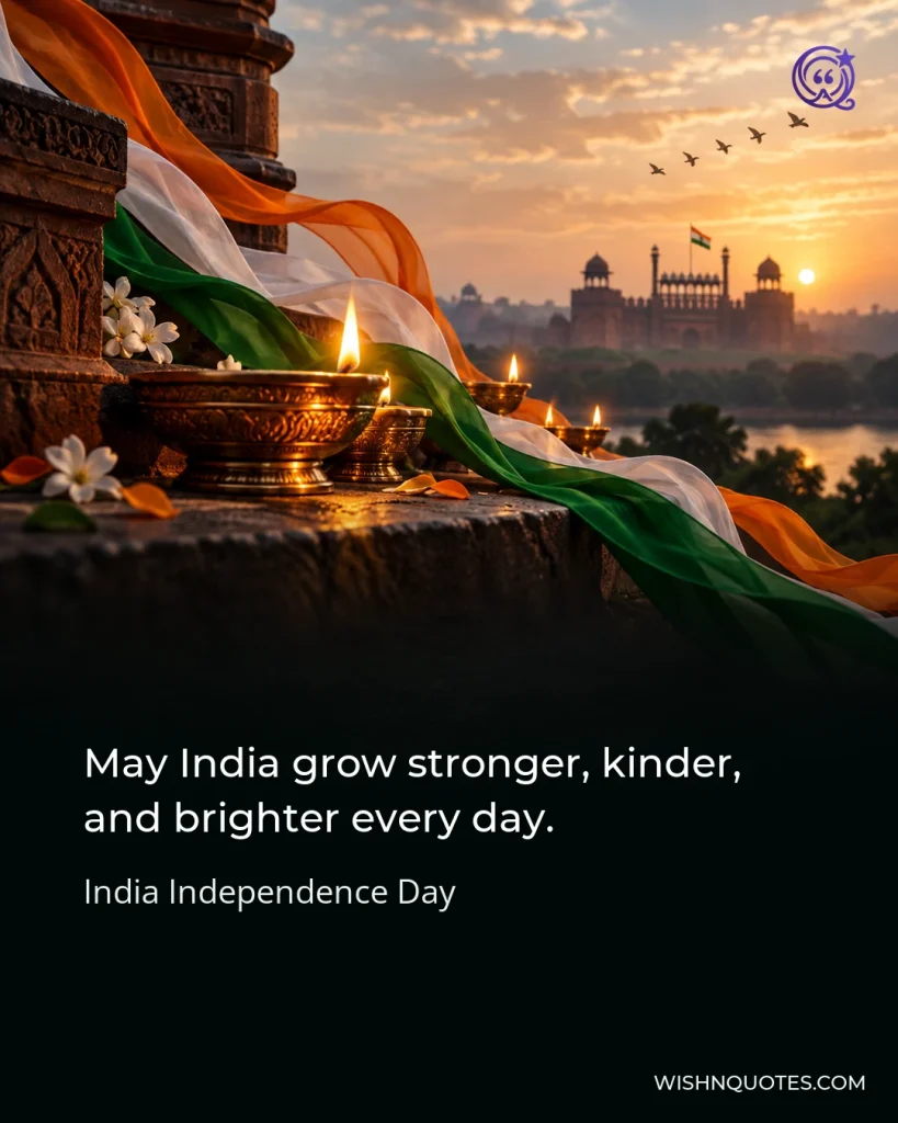 May India grow stronger, kinder, and brighter every day.