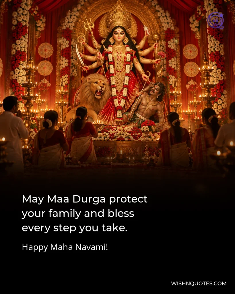May Maa Durga protect your family and bless every step you take.