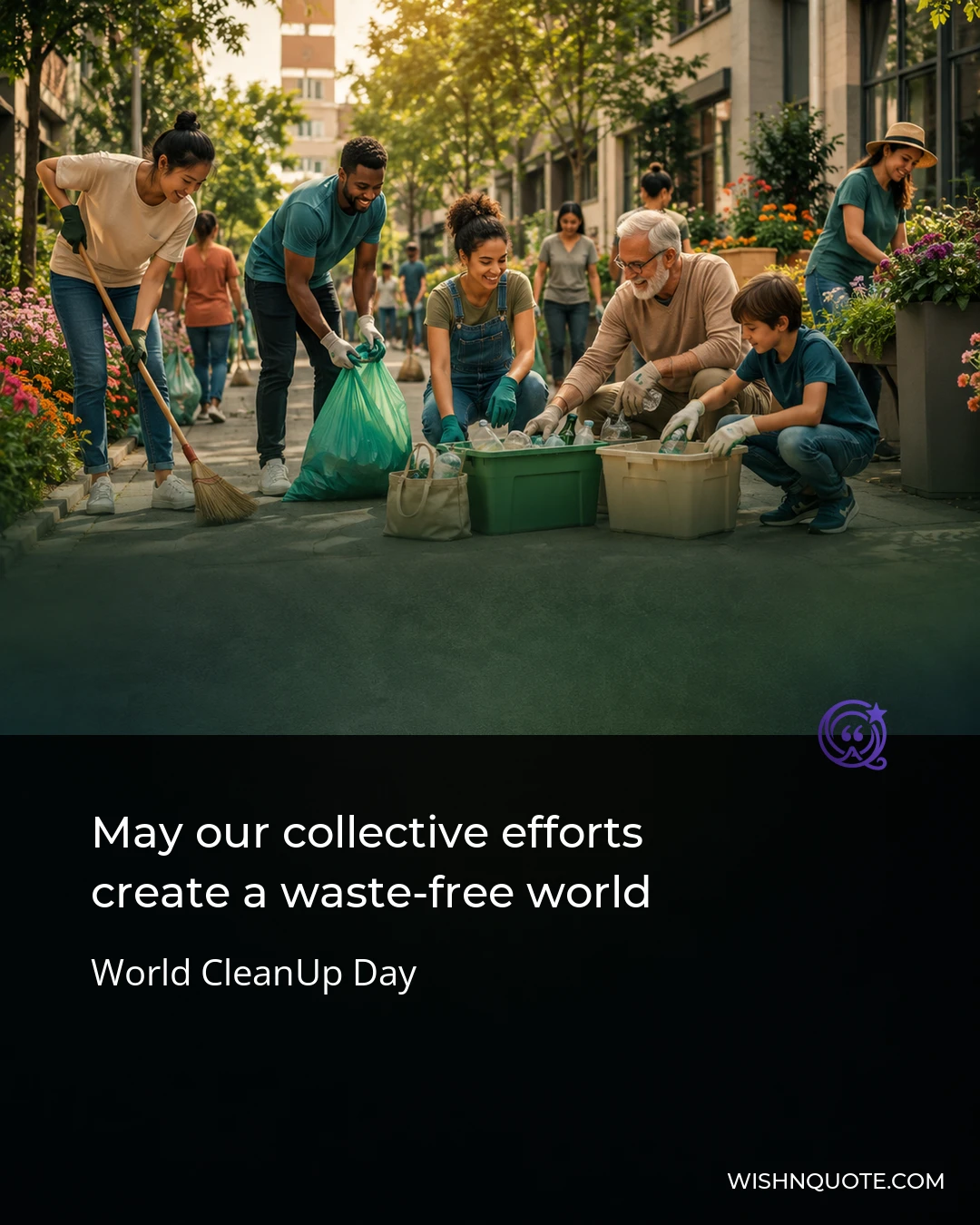 May our collective efforts create a waste-free world