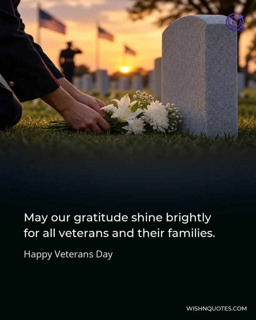 May our gratitude shine brightly for all veterans and their families.