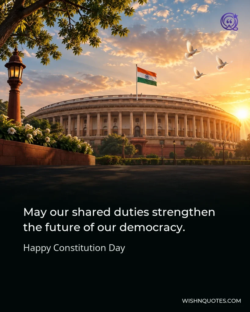 May our shared duties strengthen the future of our democracy.