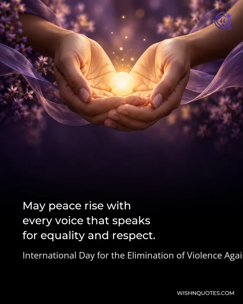 May peace rise with every voice that speaks for equality and respect.
