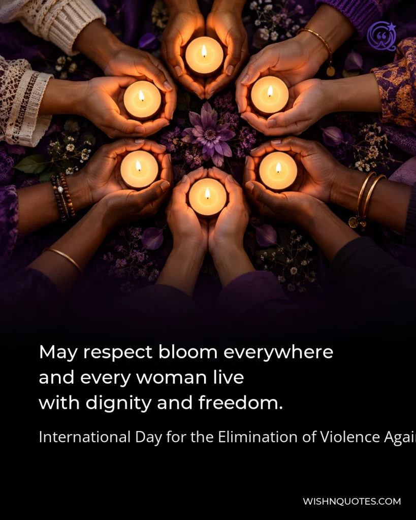 May respect bloom everywhere and every woman live with dignity and freedom.