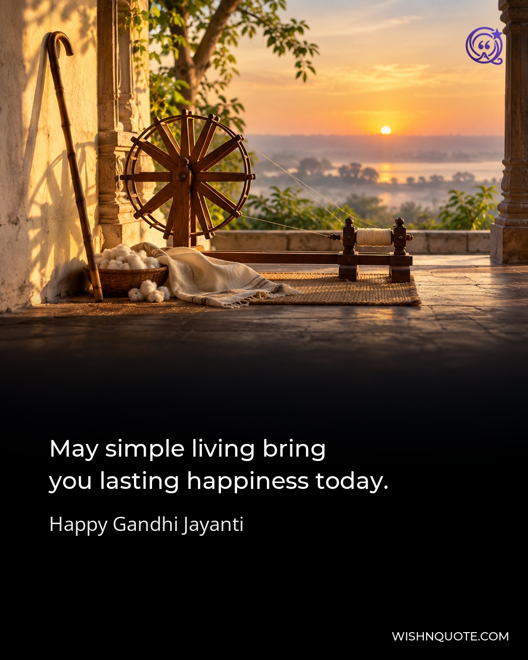May simple living bring you lasting happiness today.