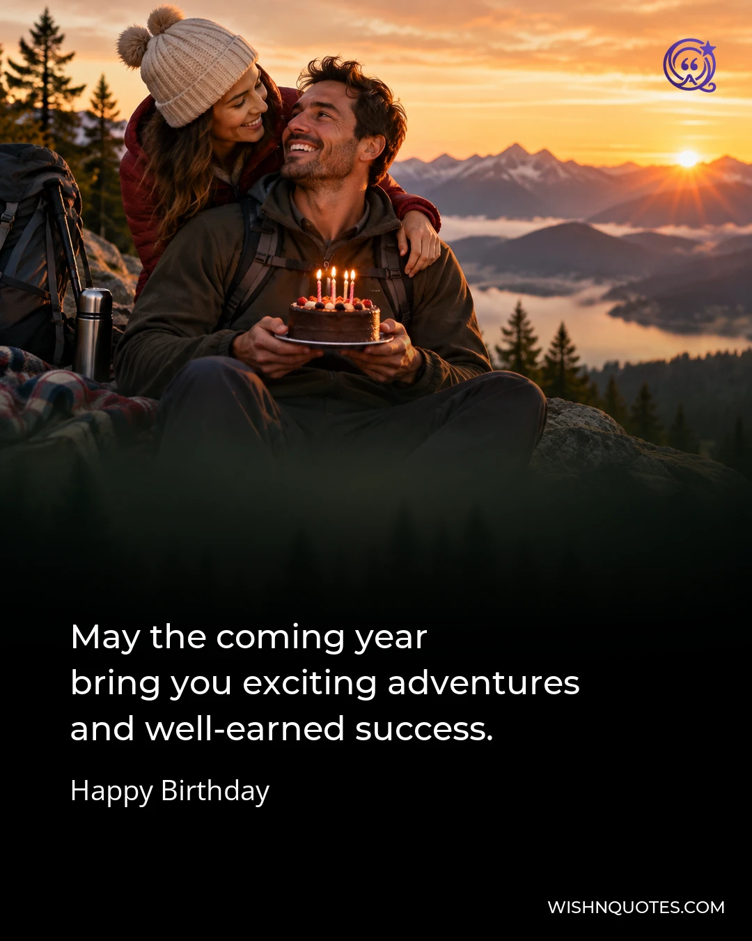 May the coming year bring you exciting adventures and well-earned success.