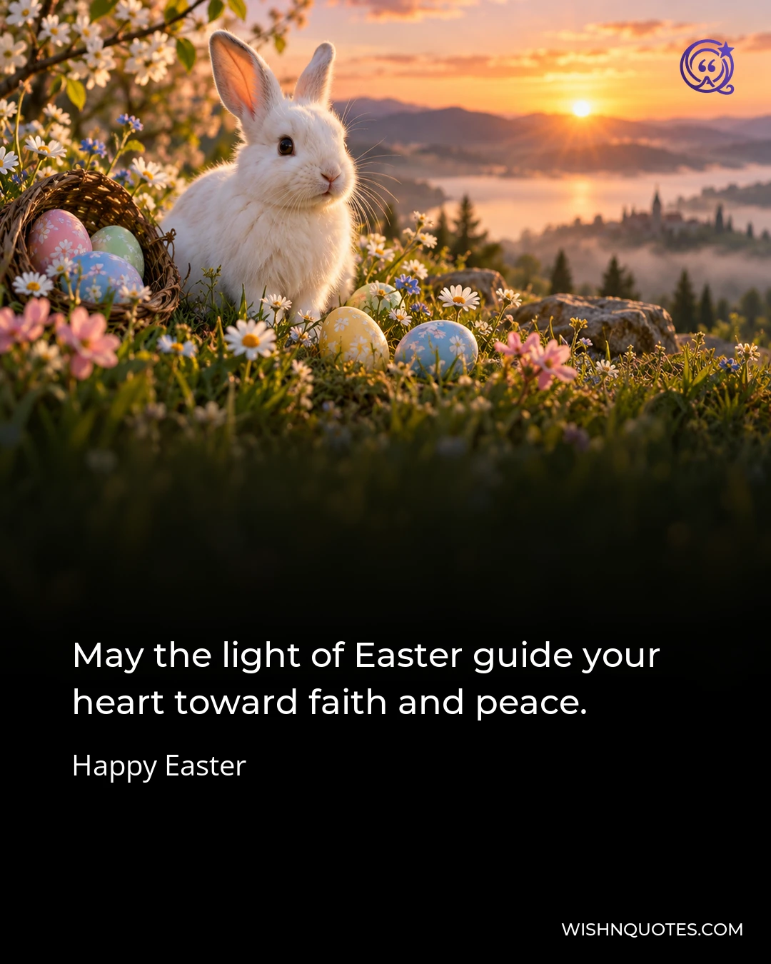 May the light of Easter guide your heart toward faith and peace.