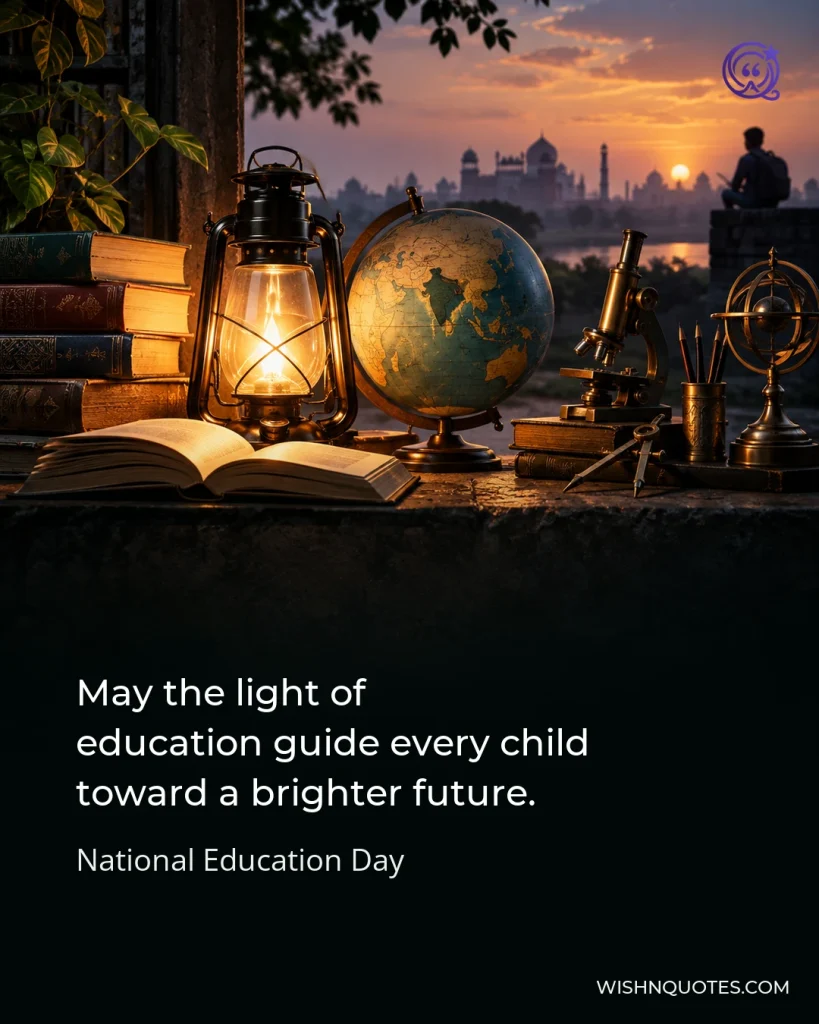 May the light of education guide every child toward a brighter future.