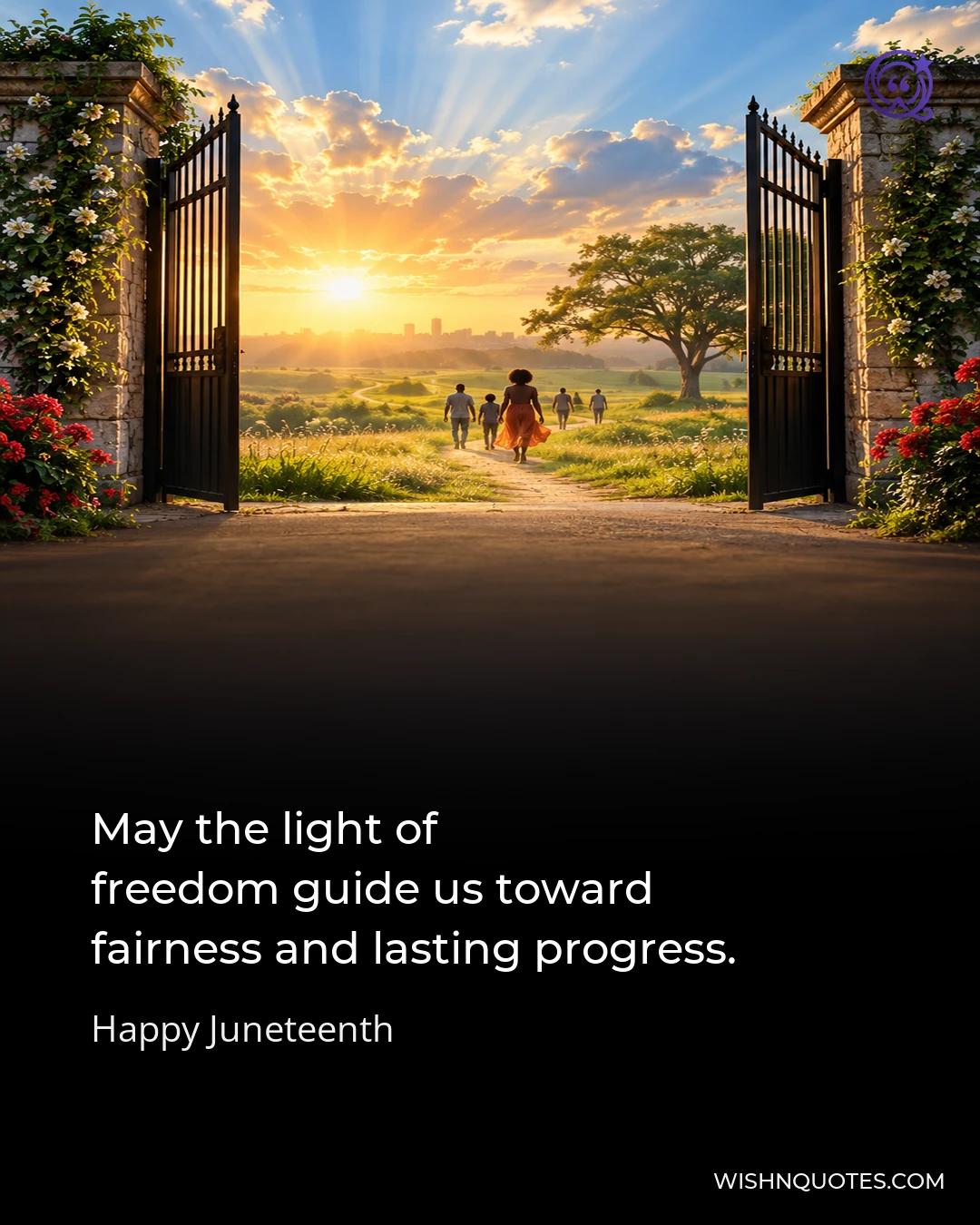 May the light of freedom guide us toward fairness and lasting progress.