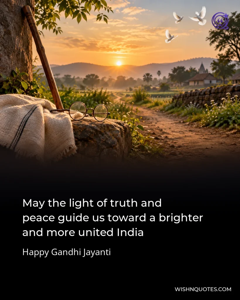 May the light of truth and peace guide us toward a brighter and more united India