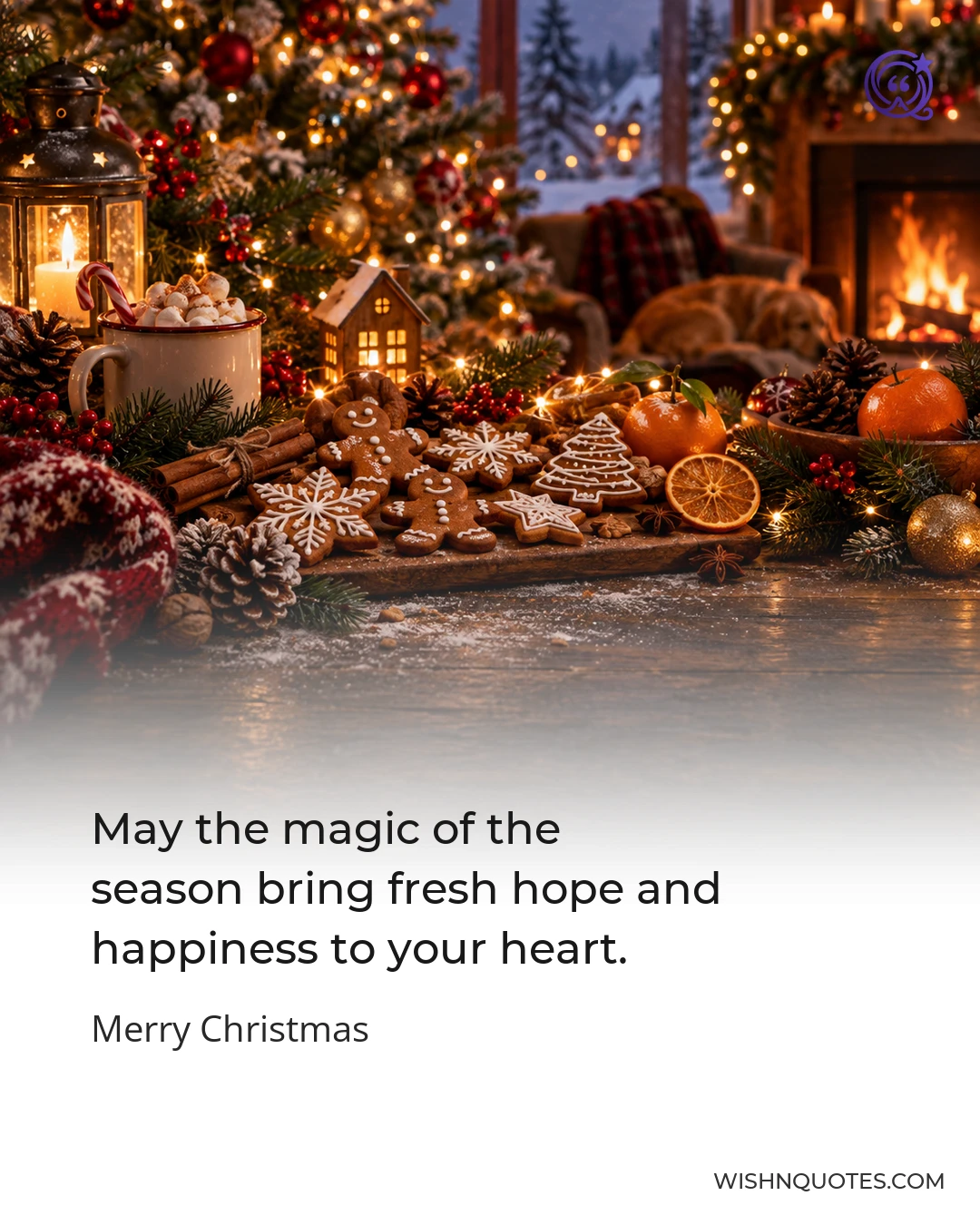 May the magic of the season bring fresh hope and happiness to your heart.