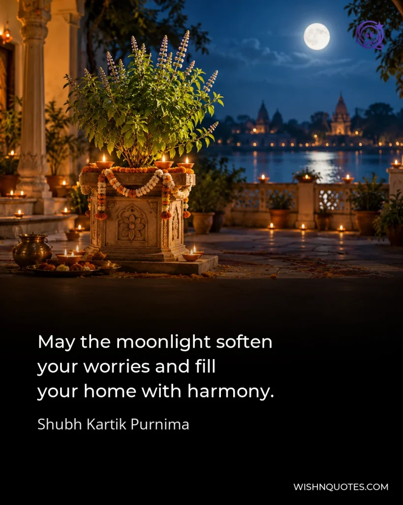 May the moonlight soften your worries and fill your home with harmony.