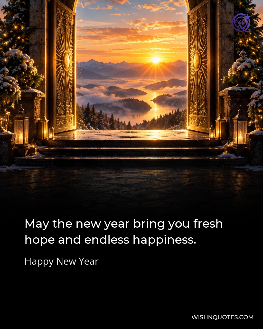 May the new year bring you fresh hope and endless happiness.