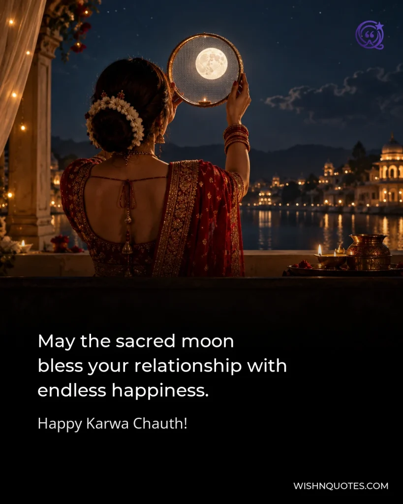 May the sacred moon bless your relationship with endless happiness.