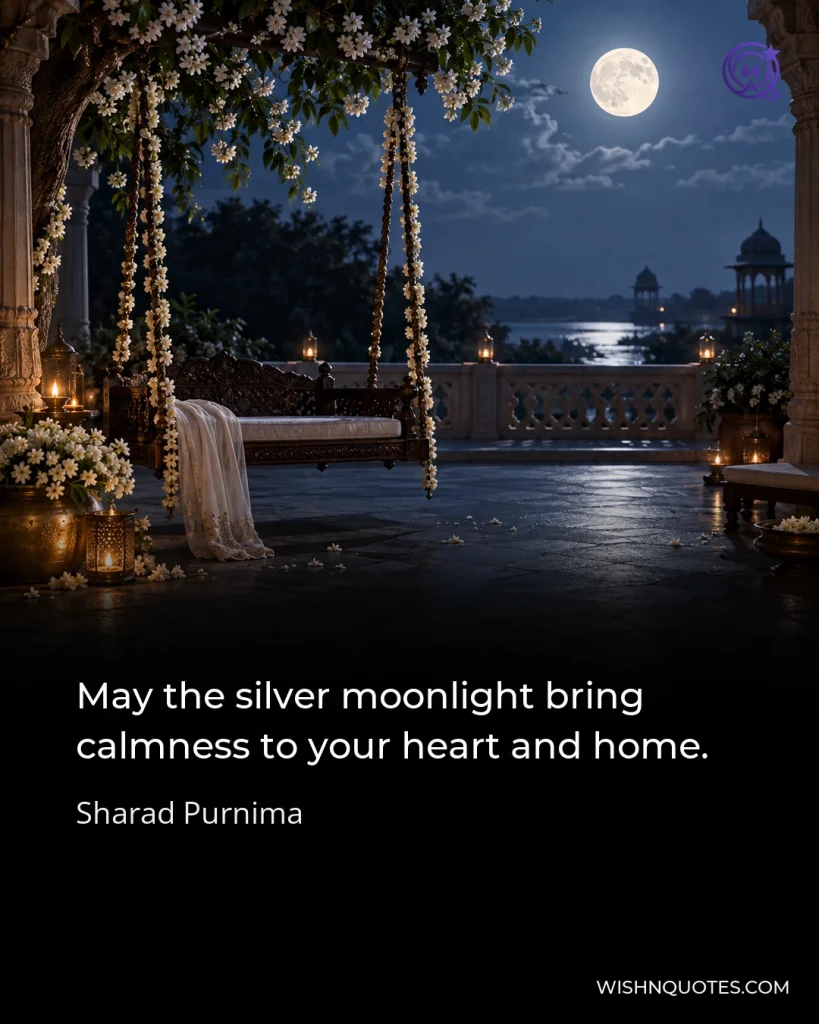 May the silver moonlight bring calmness to your heart and home.