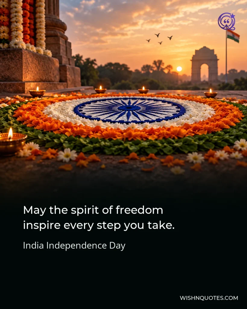 May the spirit of freedom inspire every step you take.