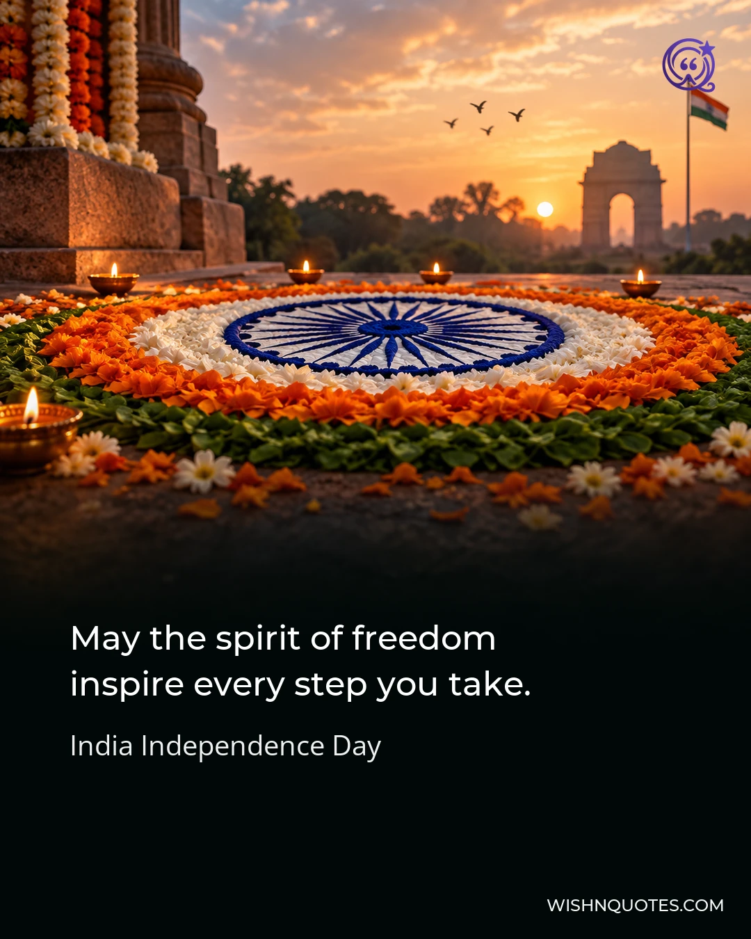 May the spirit of freedom inspire every step you take.