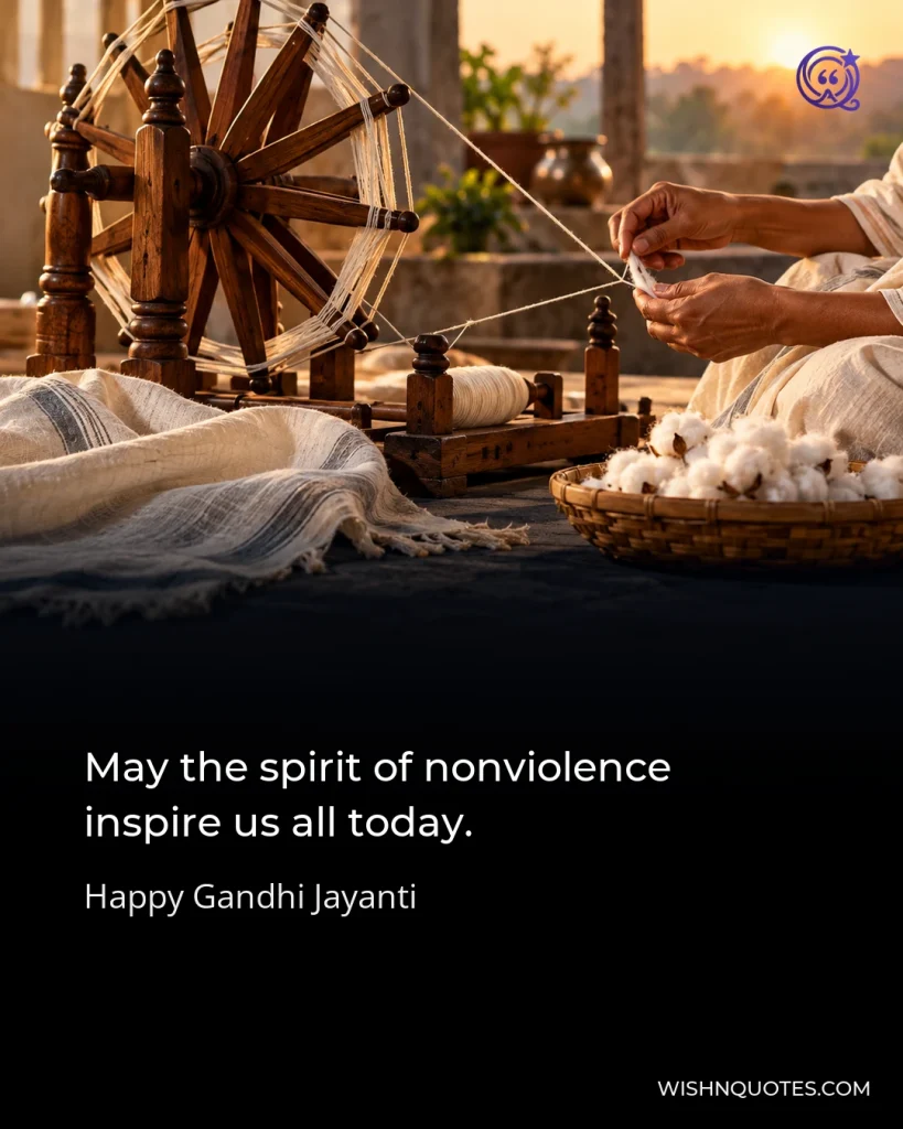 May the spirit of nonviolence inspire us all today.