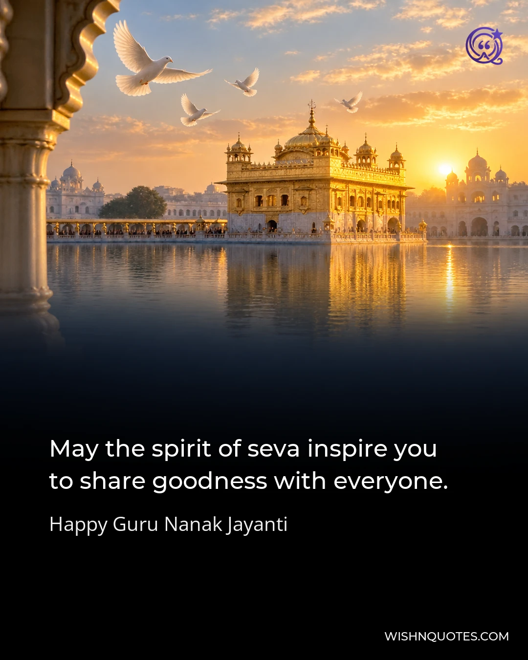 May the spirit of seva inspire you to share goodness with everyone.