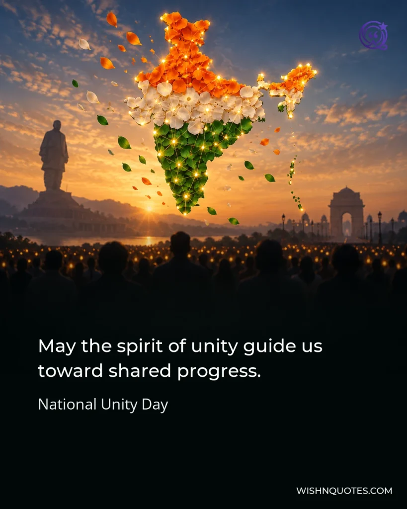 May the spirit of unity guide us toward shared progress.