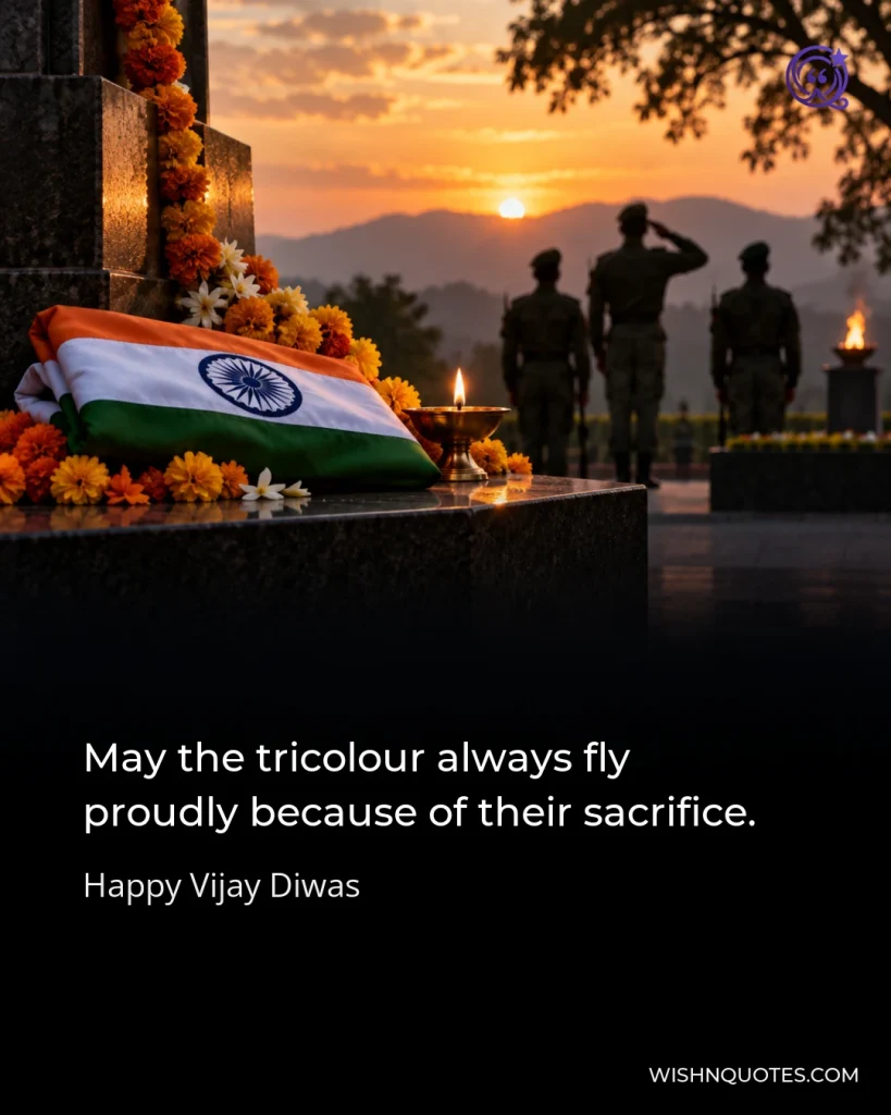May the tricolour always fly proudly because of their sacrifice.