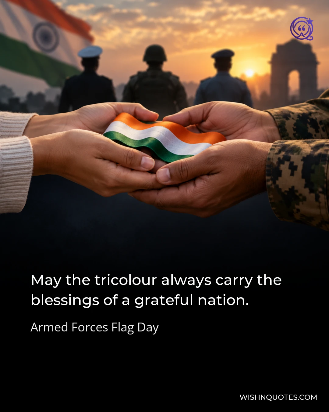 May the tricolour always carry the blessings of a grateful nation.