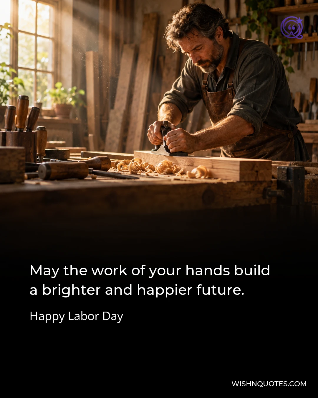 May the work of your hands build a brighter and happier future.