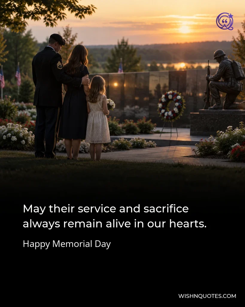 May their service and sacrifice always remain alive in our hearts.