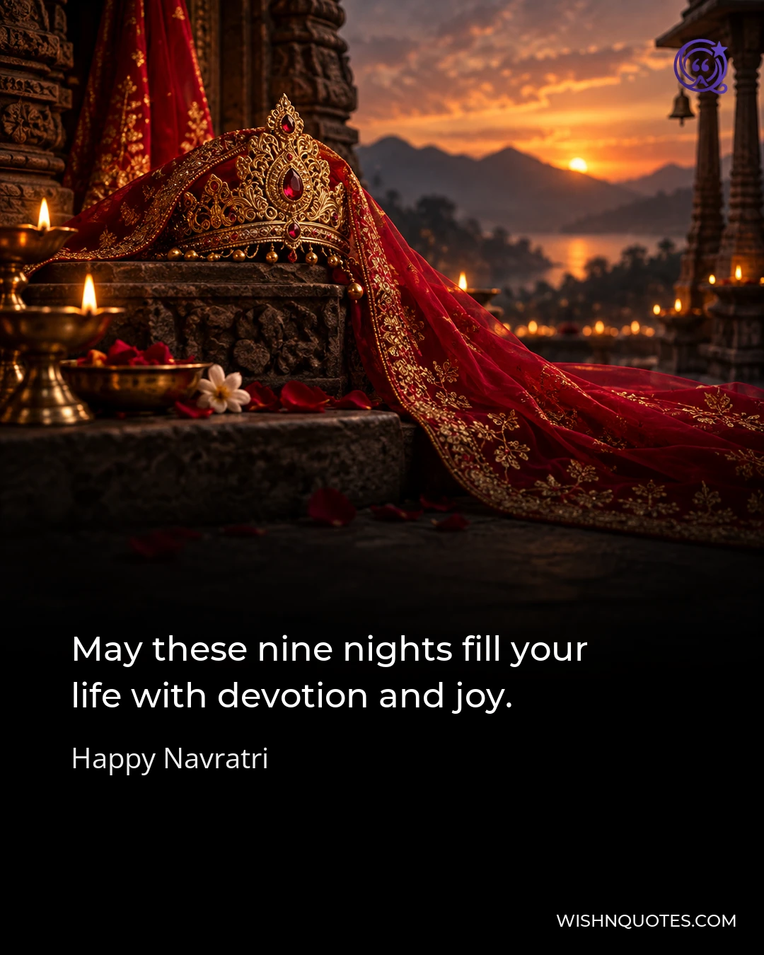 May these nine nights fill your life with devotion and joy.