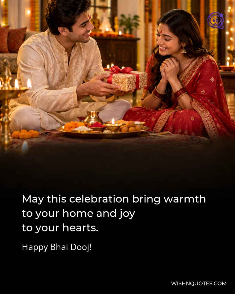 May this celebration bring warmth to your home and joy to your hearts.