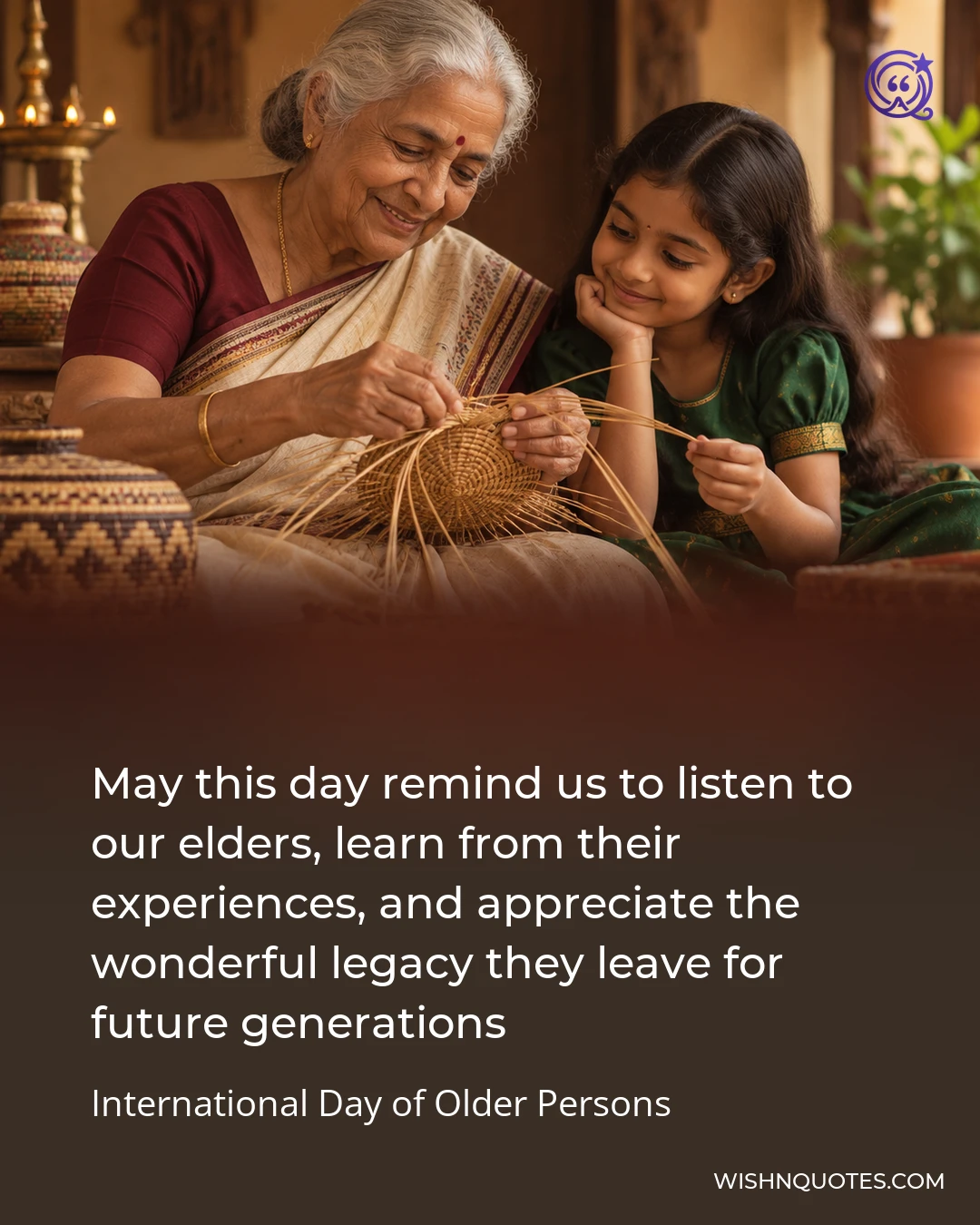 May this day remind us to listen to our elders, learn from their experiences, and appreciate the wonderful legacy they leave for future generations