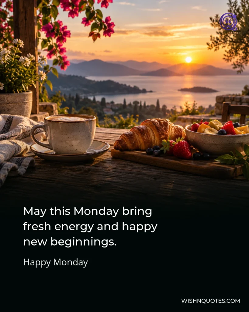 May this Monday bring fresh energy and happy new beginnings.