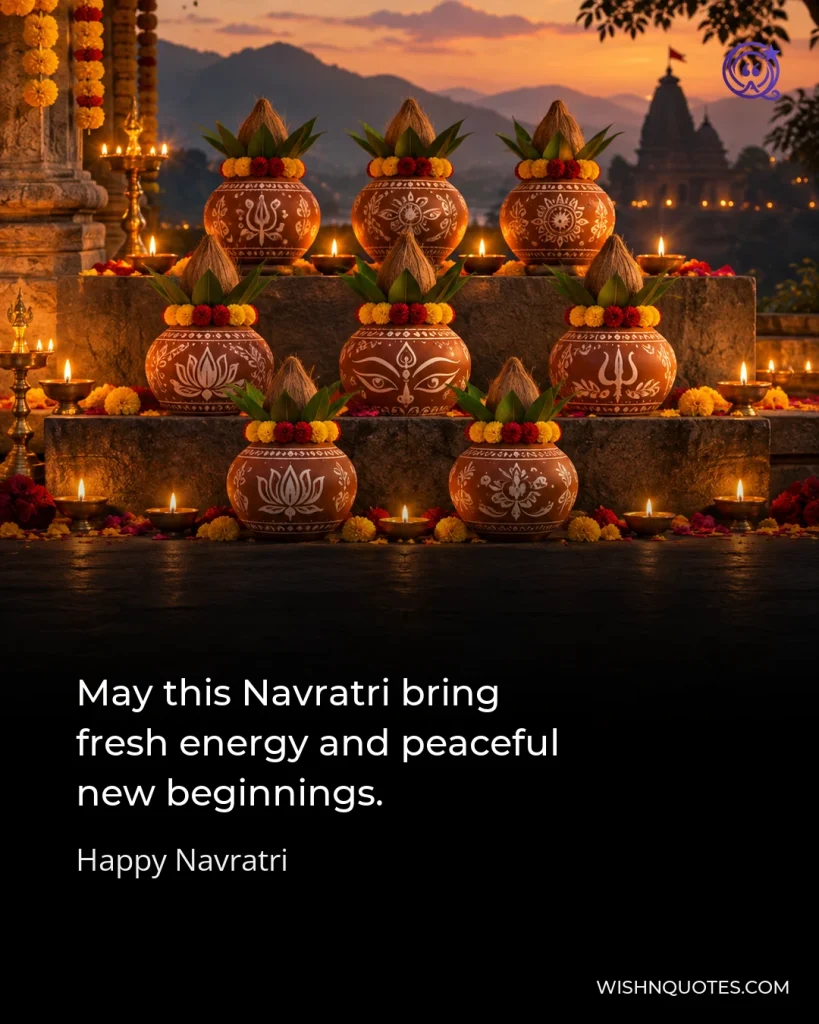 May this Navratri bring fresh energy and peaceful new beginnings.