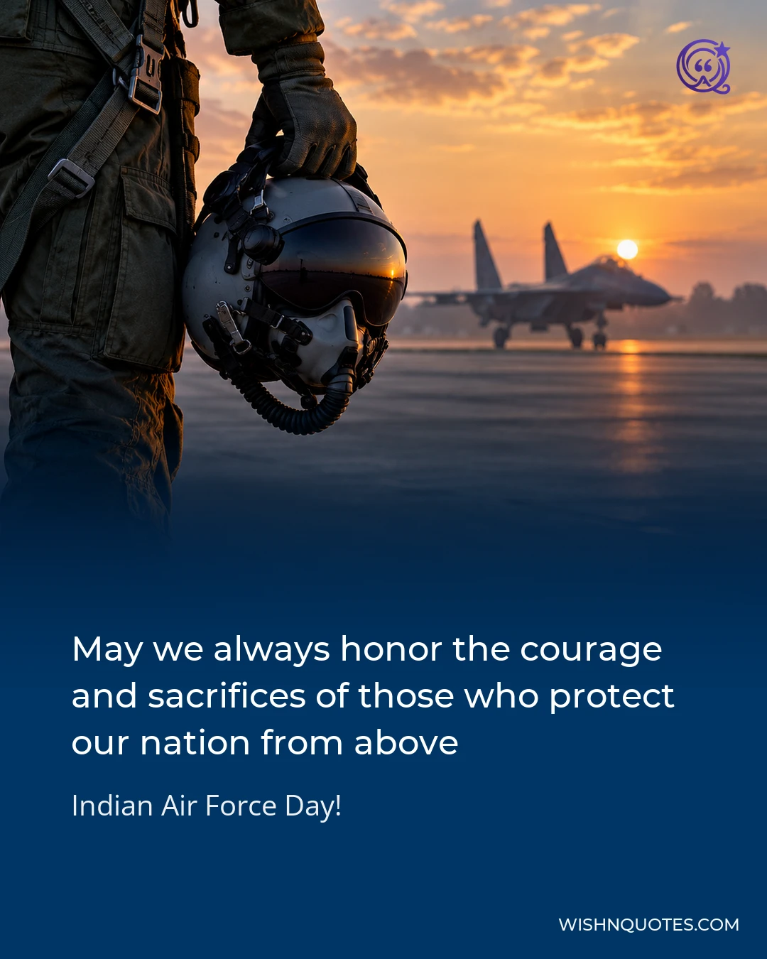 May we always honor the courage and sacrifices of those who protect our nation from above
