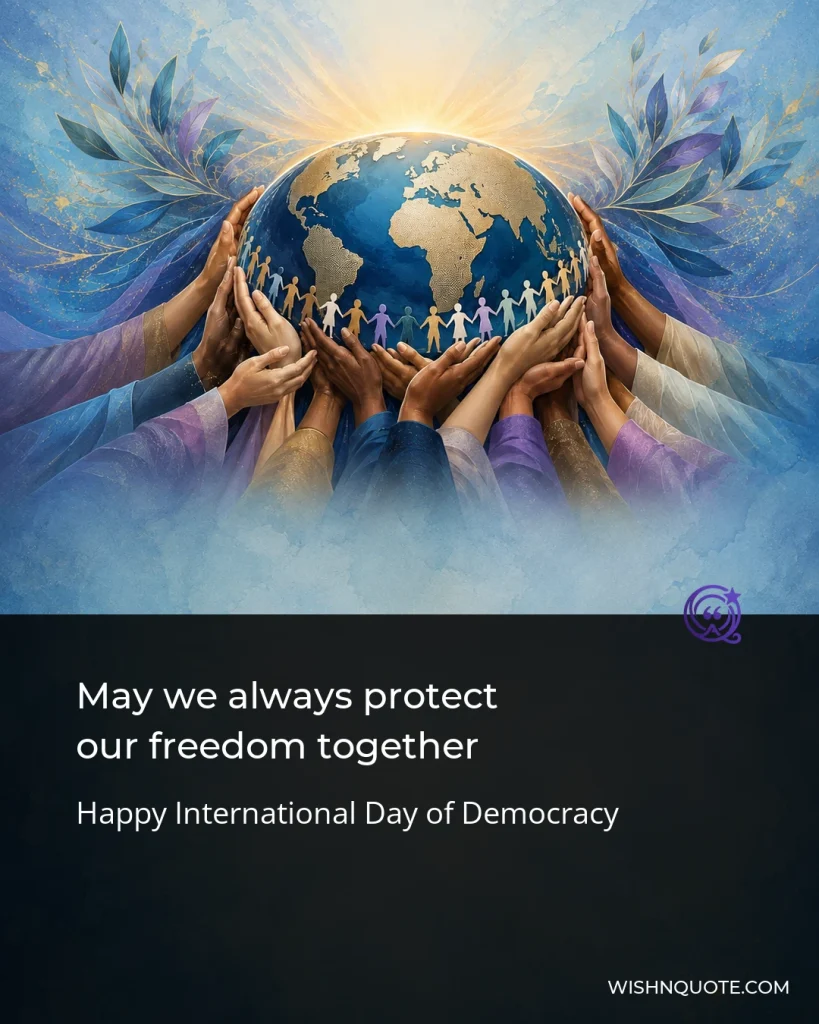 May we always protect our freedom together