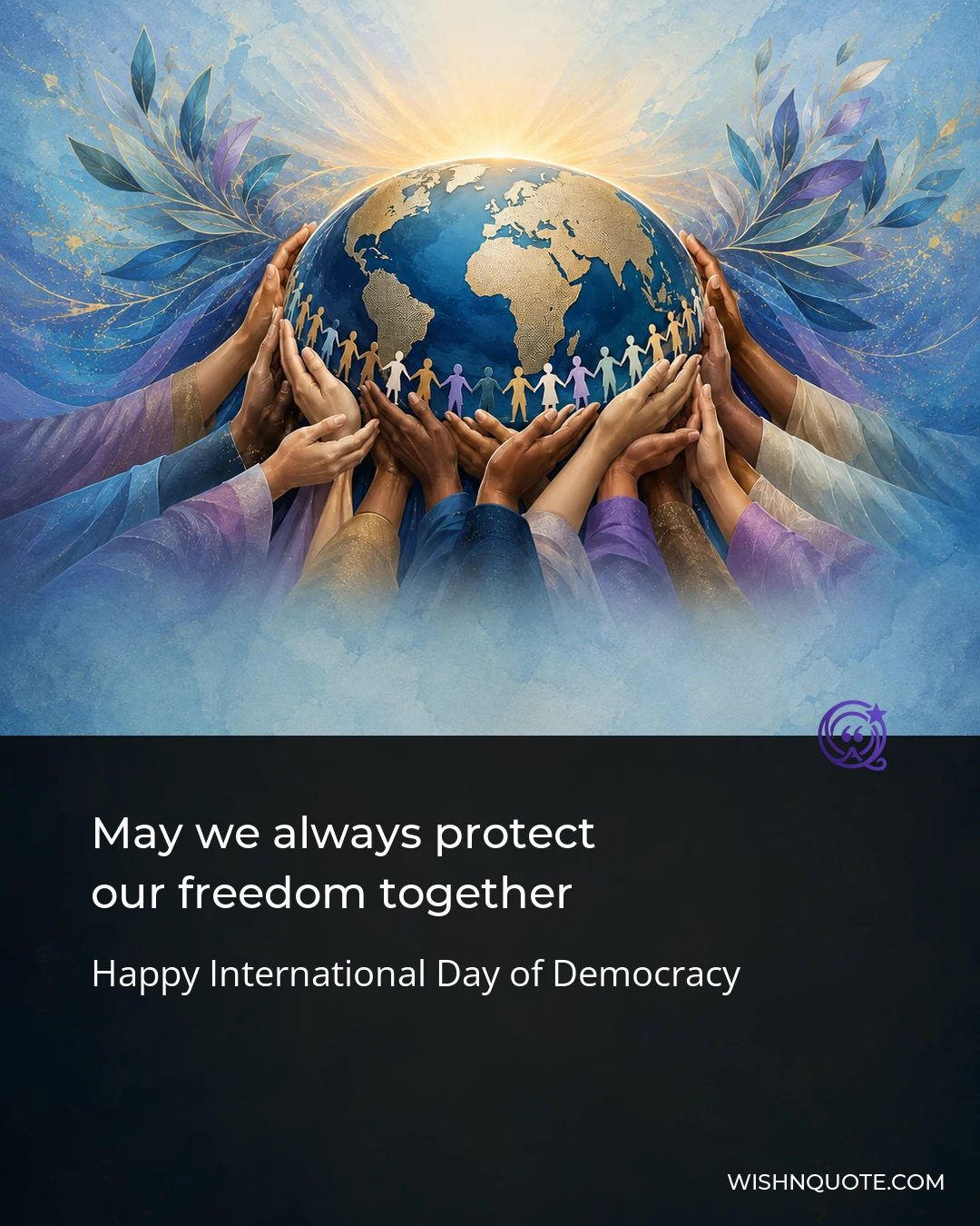 May we always protect our freedom together