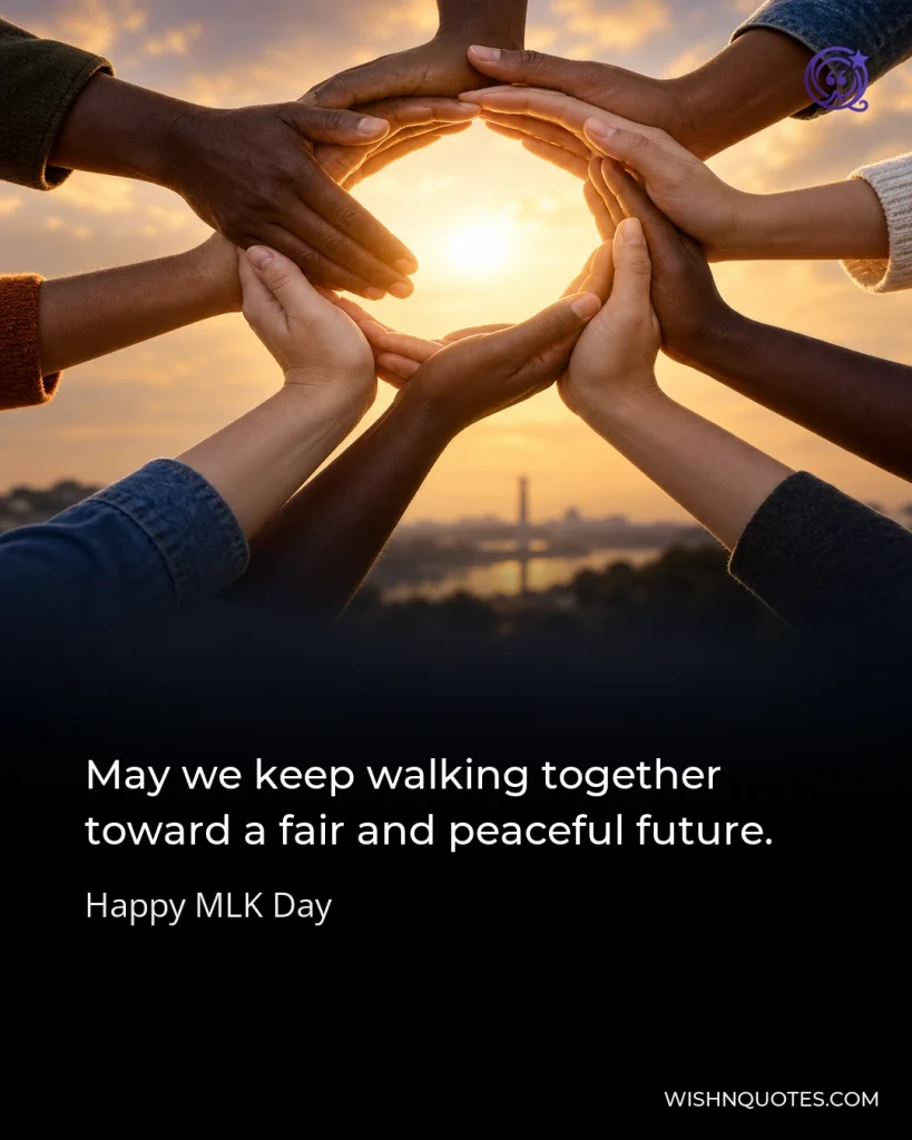 May we keep walking together toward a fair and peaceful future.