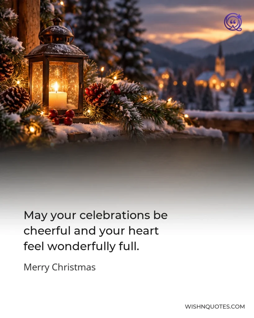 May your celebrations be cheerful and your heart feel wonderfully full.