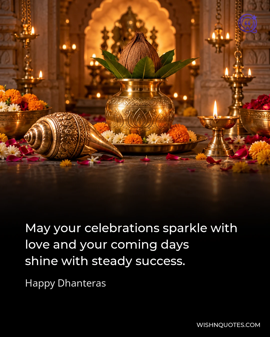 May your celebrations sparkle with love and your coming days shine with steady success.