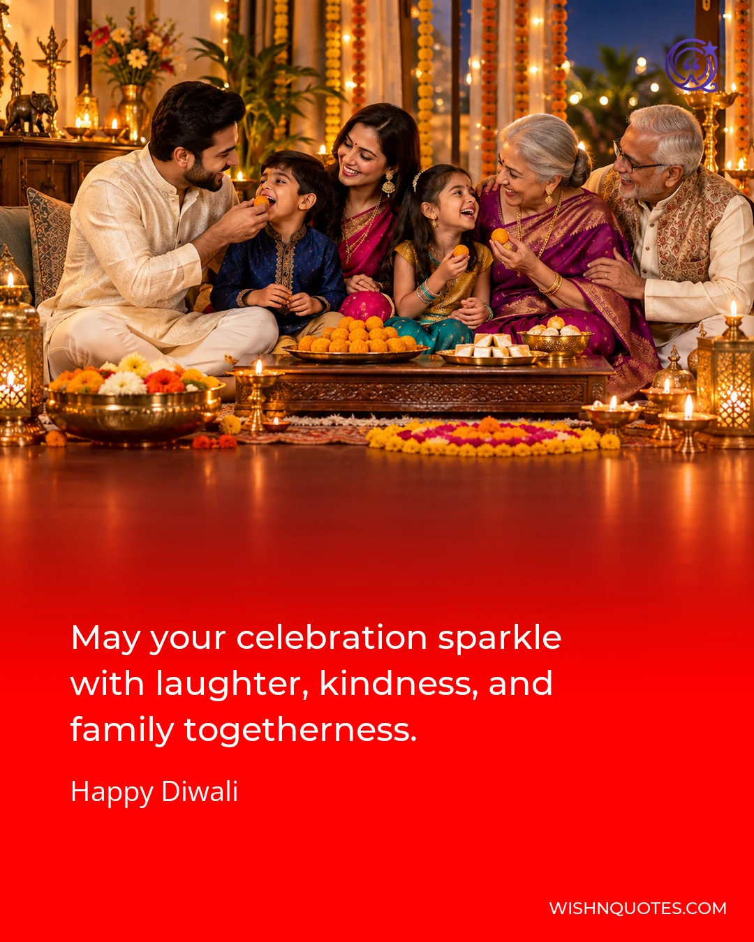 May your celebration sparkle with laughter, kindness, and family togetherness.