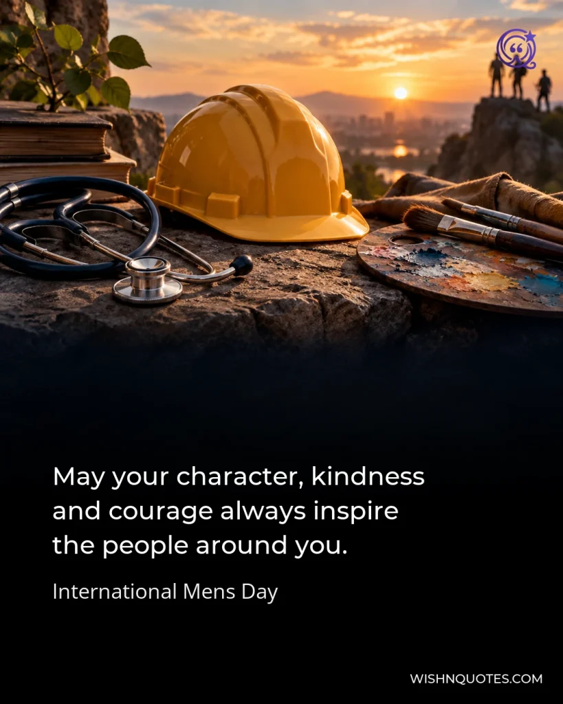 May your character, kindness and courage always inspire the people around you.