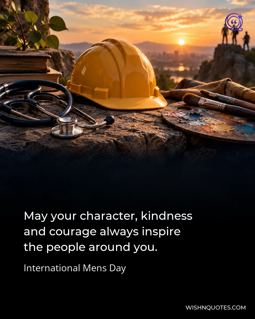 May your character, kindness and courage always inspire the people around you.