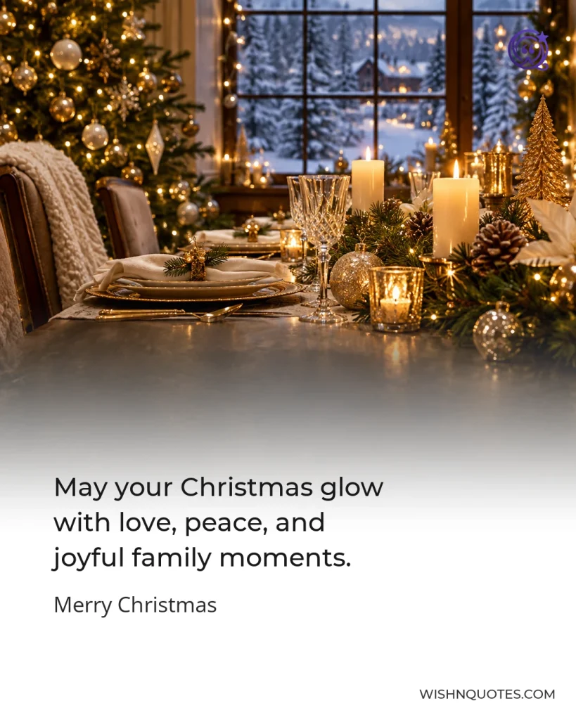 May your Christmas glow with love, peace, and joyful family moments.