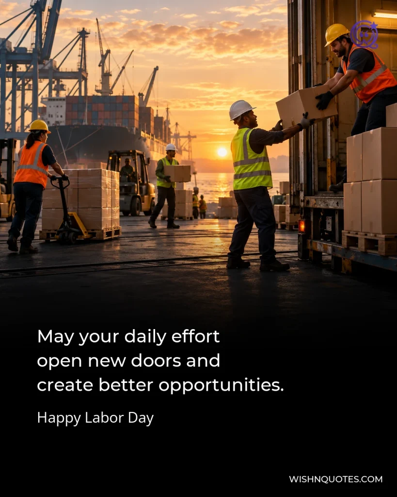 May your daily effort open new doors and create better opportunities.