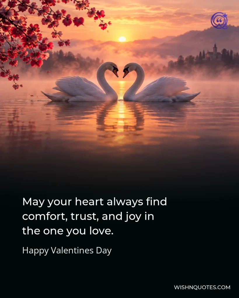 May your heart always find comfort, trust, and joy in the one you love.