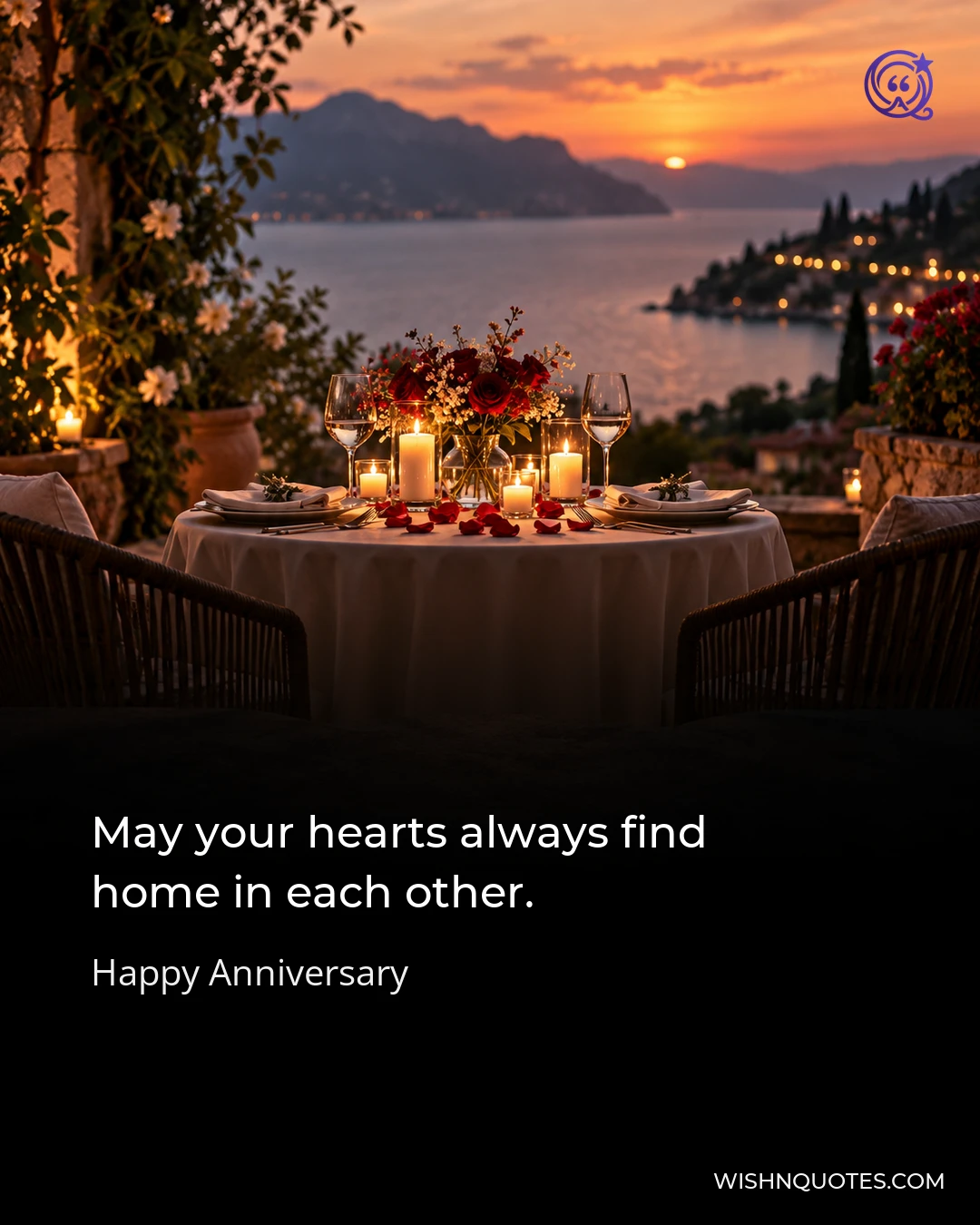 May your hearts always find home in each other.