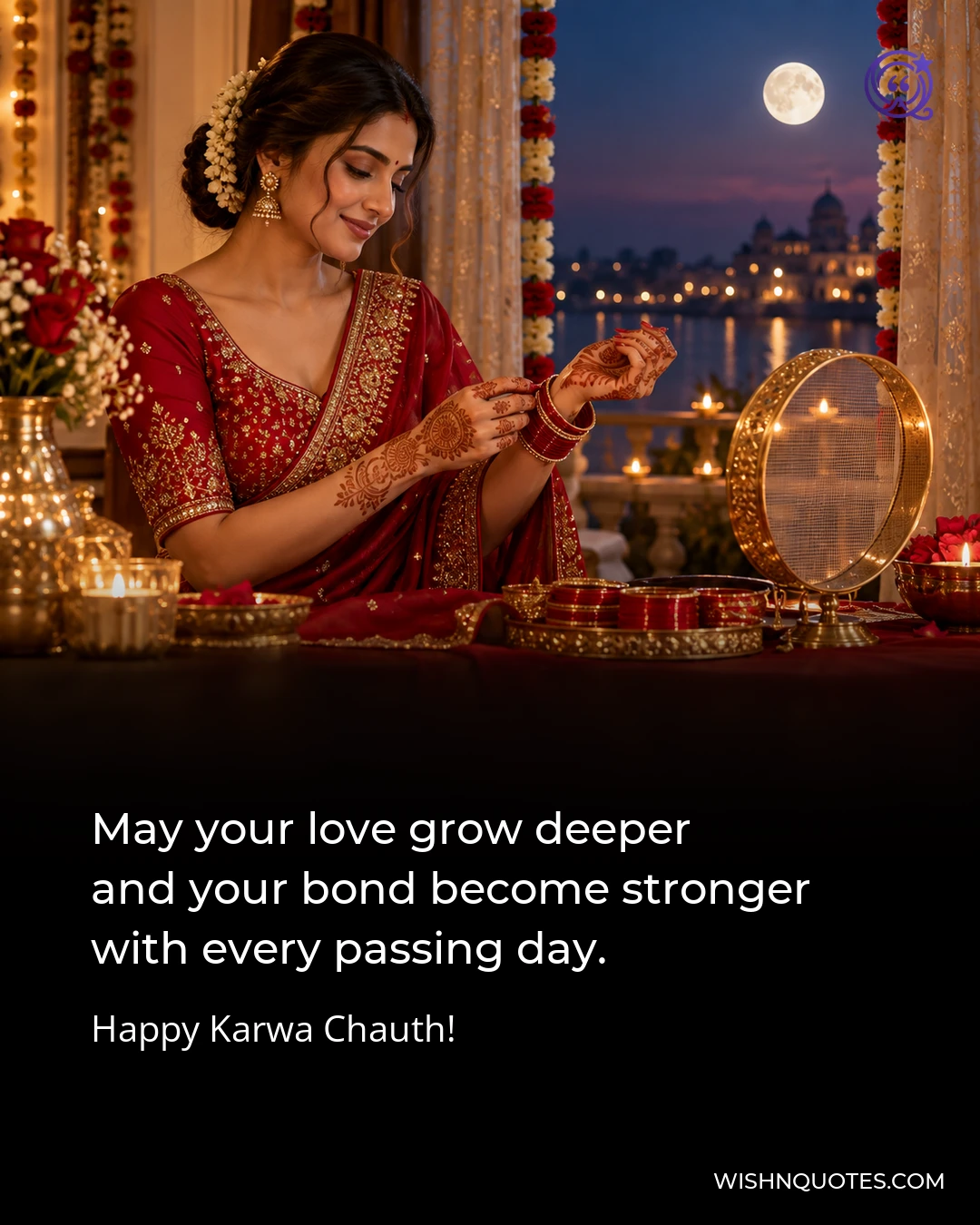 May your love grow deeper and your bond become stronger with every passing day.