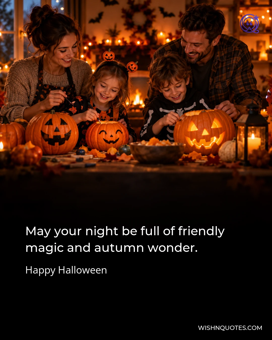 May your night be full of friendly magic and autumn wonder.