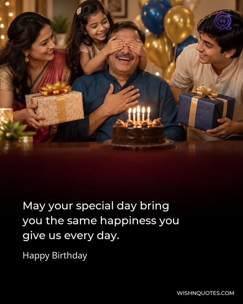 May your special day bring you the same happiness you give us every day.