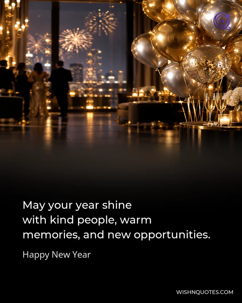 May your year shine with kind people, warm memories, and new opportunities.