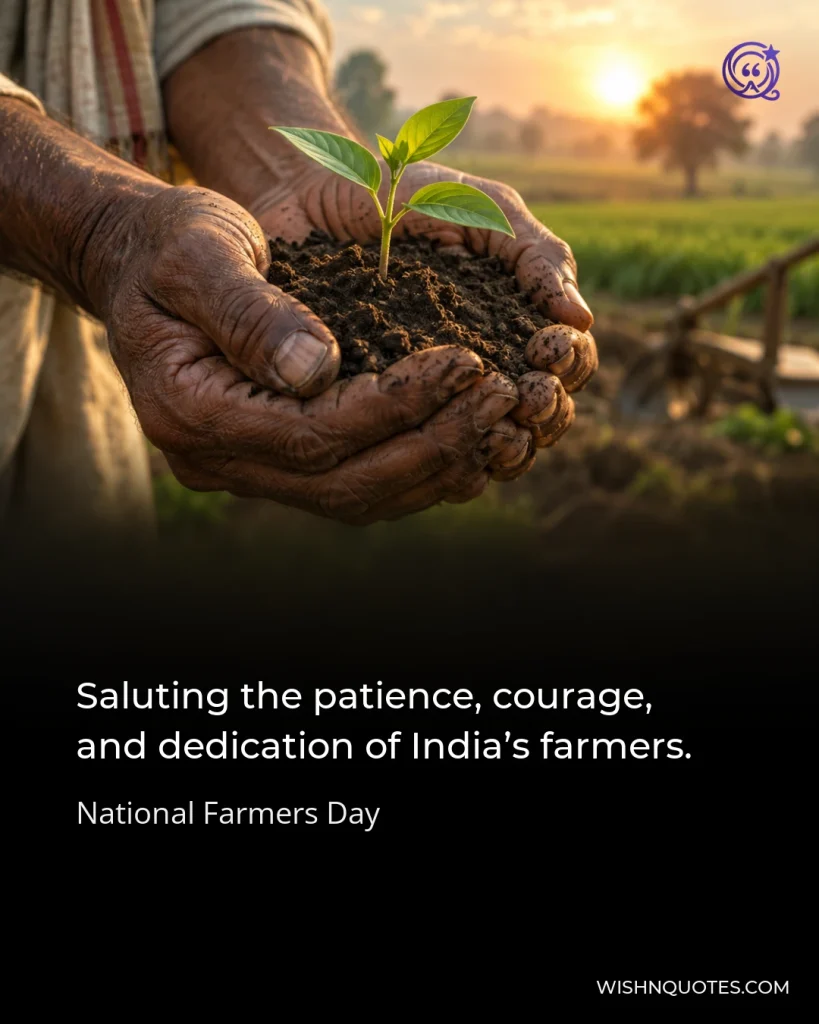 Saluting the patience, courage, and dedication of India’s farmers.